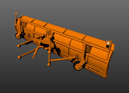 Sněhová radlice - Praga S5T ORKAN