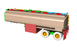 AP014 Benzina CN-22 Cisternový návěs